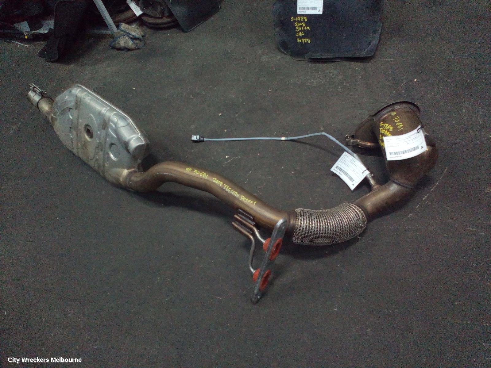 VOLKSWAGEN TIGUAN CATALYTIC CONVERTER, DOWNPIPE-CAT TYPE, 2.0, PETROL, CXDA CODE, 5NA, 06/2016 ONWARDS - Image 2