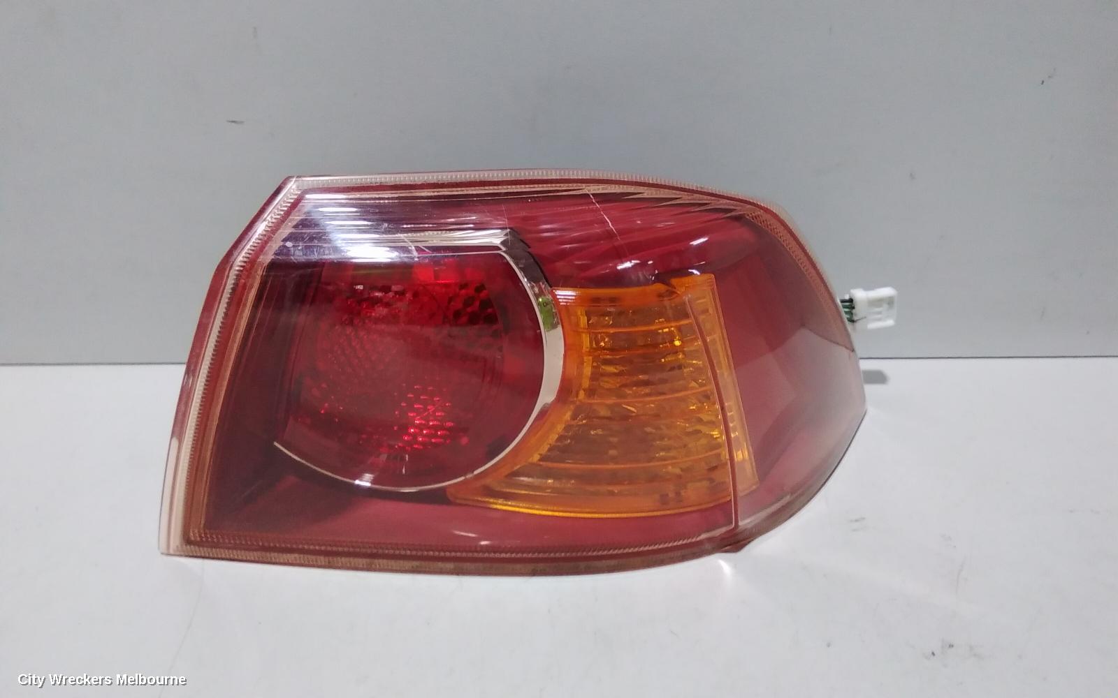 MITSUBISHI LANCER RIGHT TAILLIGHT, CJ, SEDAN, RED INSERT TYPE, 07/2007 - 07/2009 - Image 2