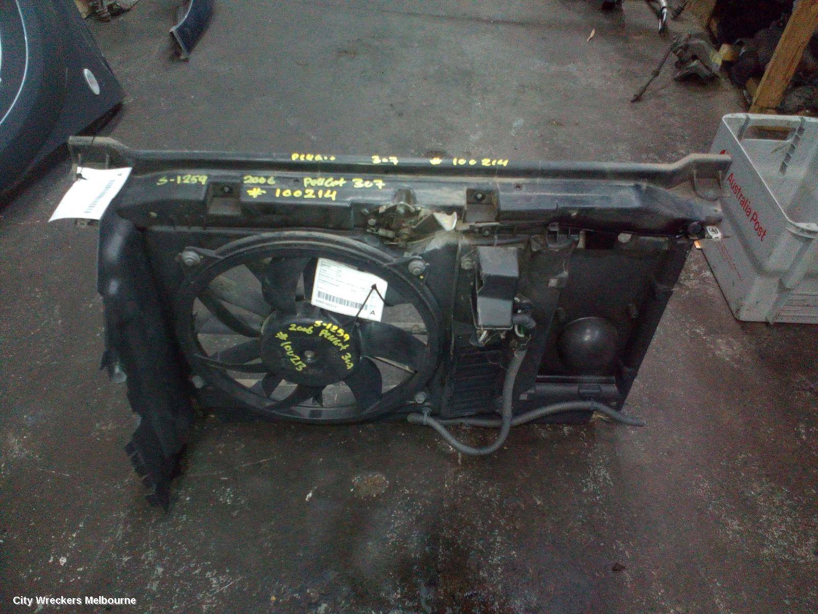 PEUGEOT 307 RADIATOR SUPPORT, T6, VIN VF33*RFJ, 10/2005 - 12/2009 - Image 1