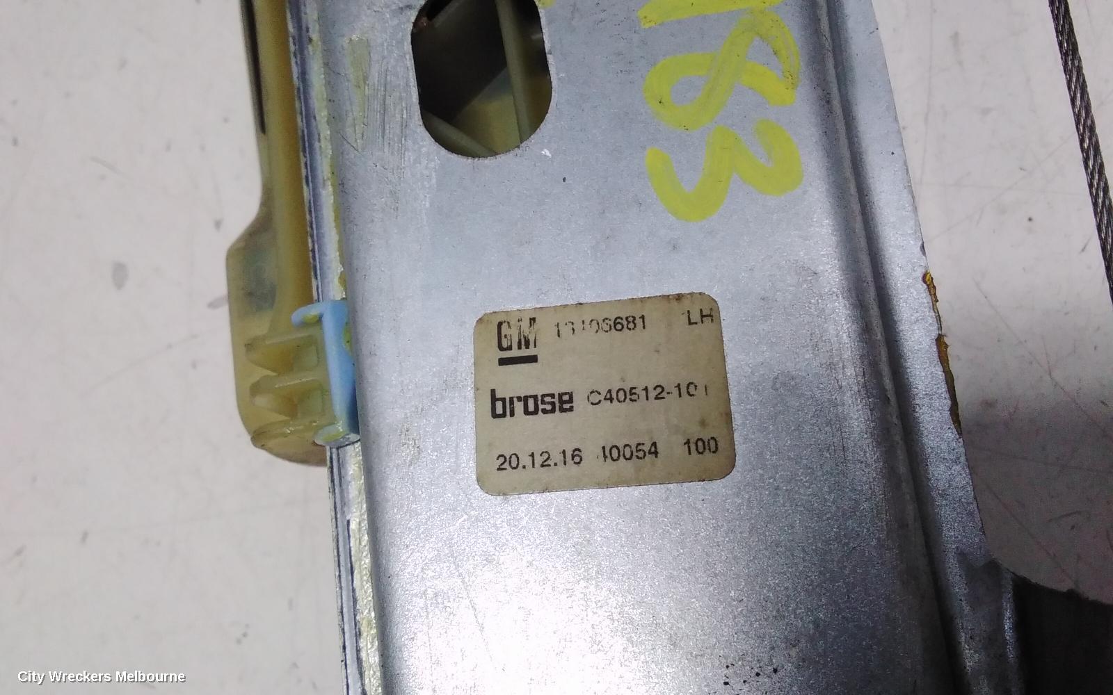 HOLDEN ASTRA LEFT REAR WND REG/MOTOR, BL, SEDAN, 05/2017 - 12/2020 - Image 3