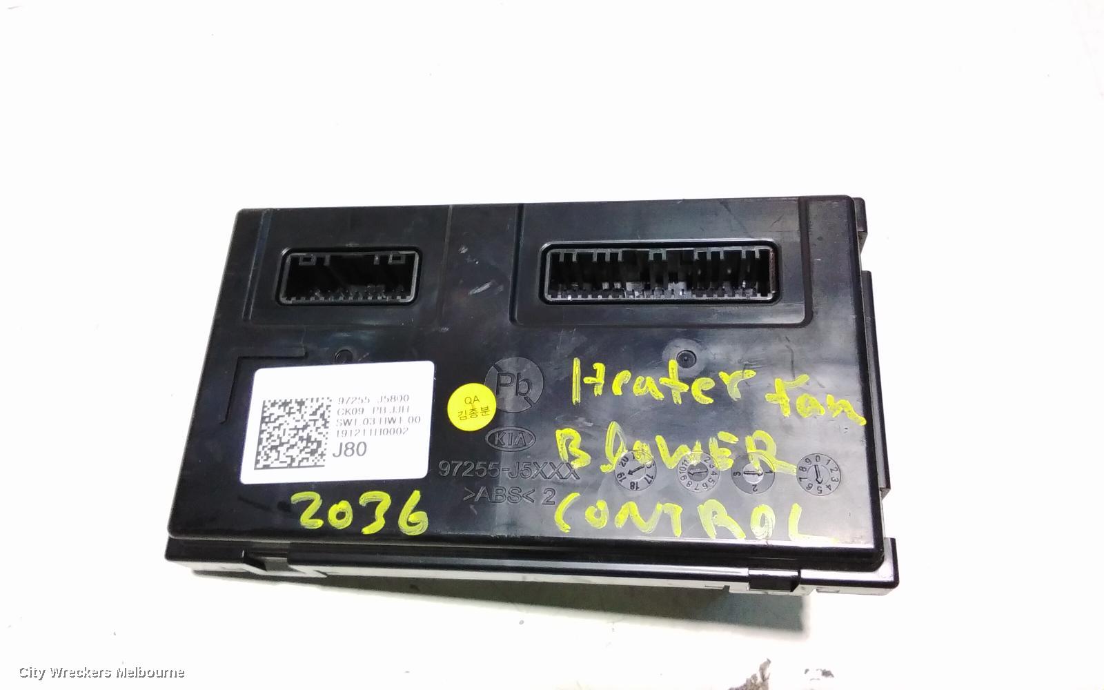 KIA STINGER, CK, 06/2017 - 04/2023, HEATER FAN CONTROL MODULE / P/N 97255-J5800: 107880 - Image 2