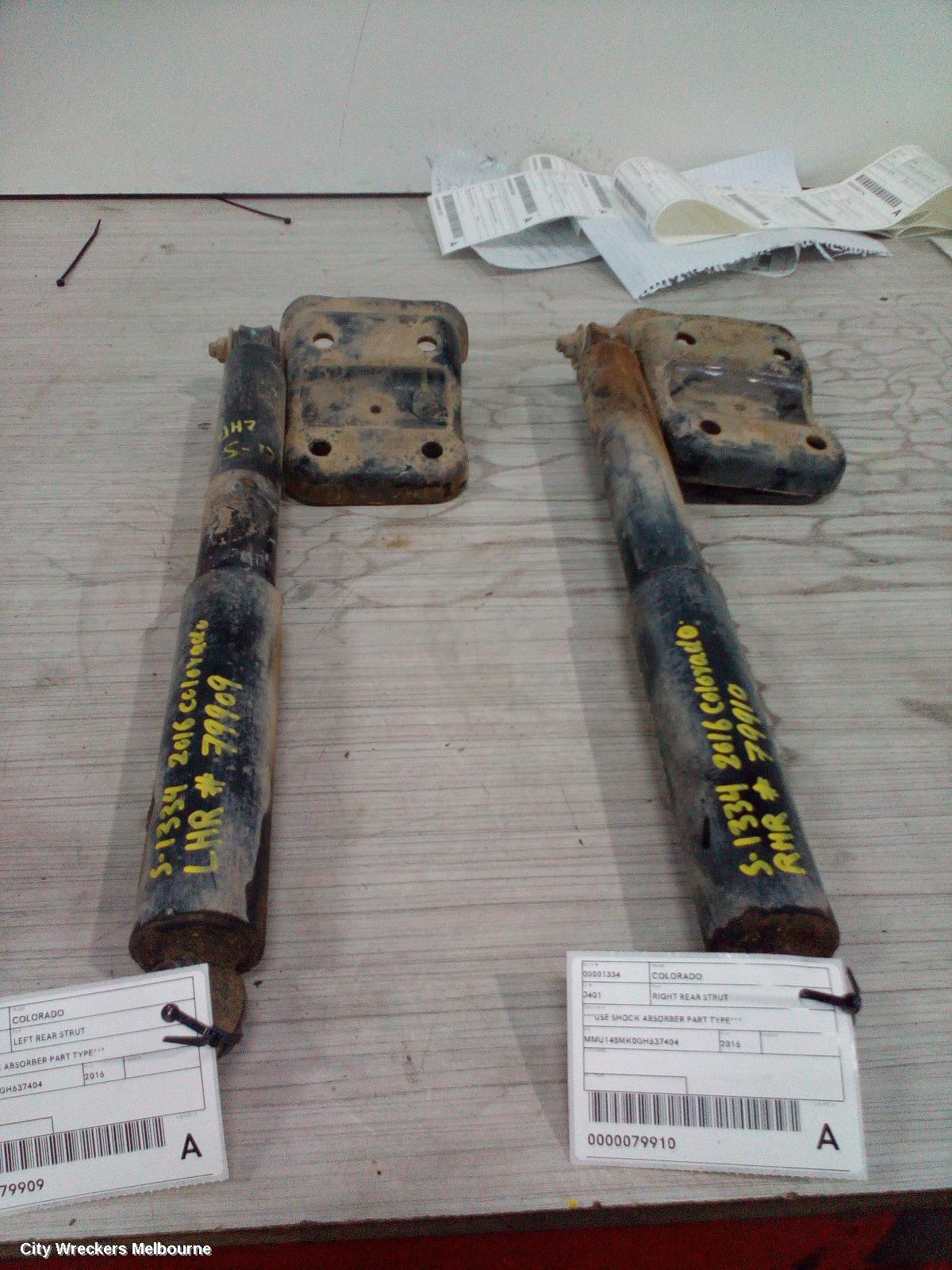 HOLDEN COLORADO RIGHT REAR STRUT, ***USE SHOCK ABSORBER PART TYPE*** - Image 2