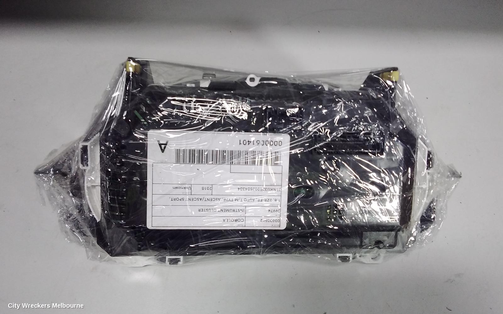 TOYOTA COROLLA INSTRUMENT CLUSTER, 1.8, 2ZR-FE, AUTO T/M TYPE, ASCENT/ASCENT SPORT, ZRE182R, HATCH, 06/2015 - 06/2018 - Image 3