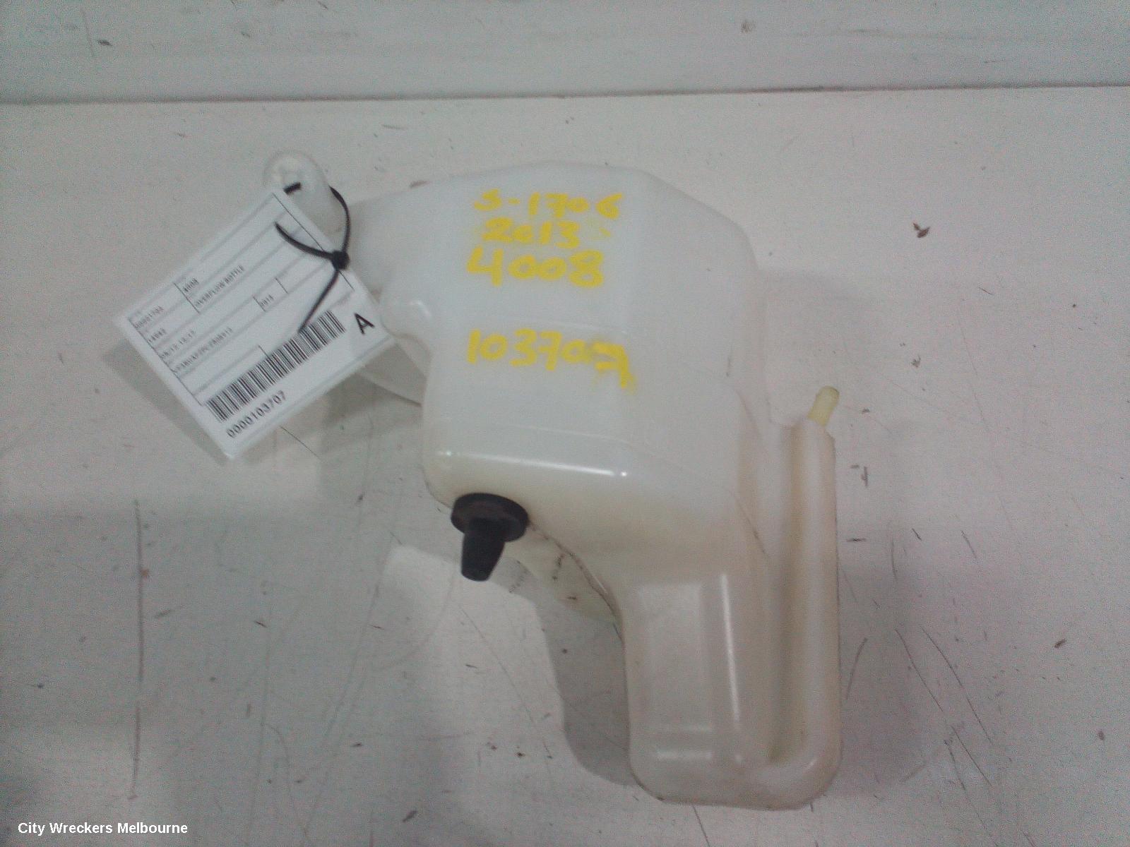 PEUGEOT 4008 OVERFLOW BOTTLE, 05/2012 - 12/2017 - Image 1