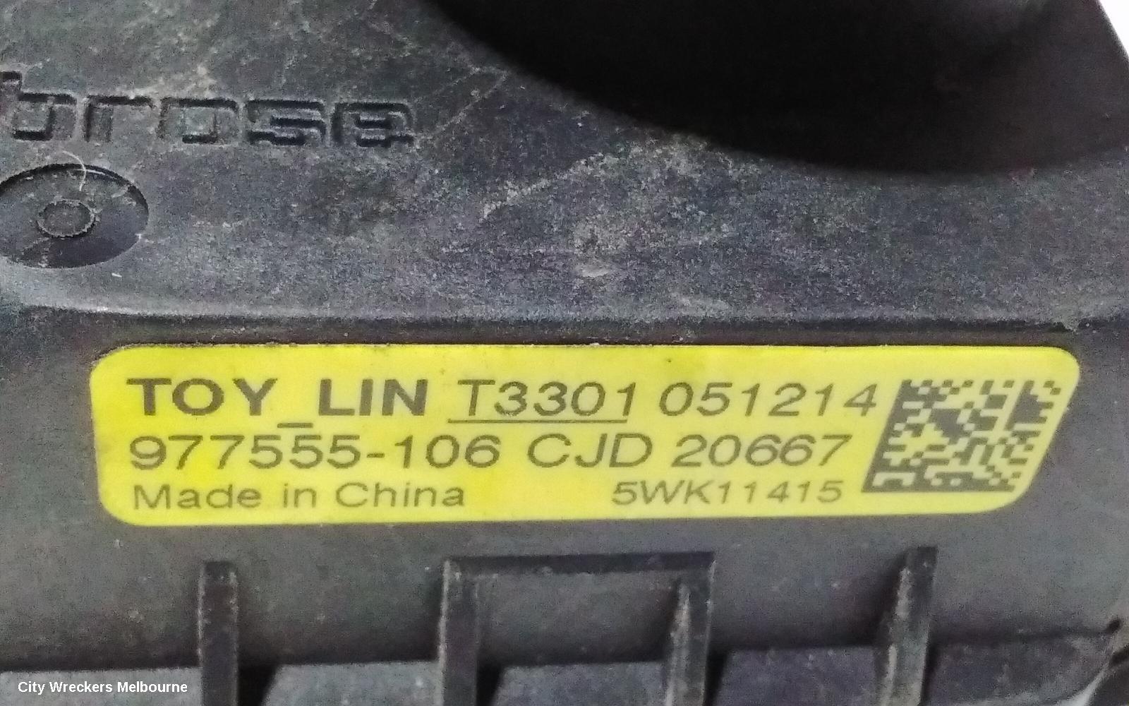 TOYOTA TARAGO LEFT REAR WND REG/MOTOR, ACR50R, 03/2006 - 06/2020 - Image 3