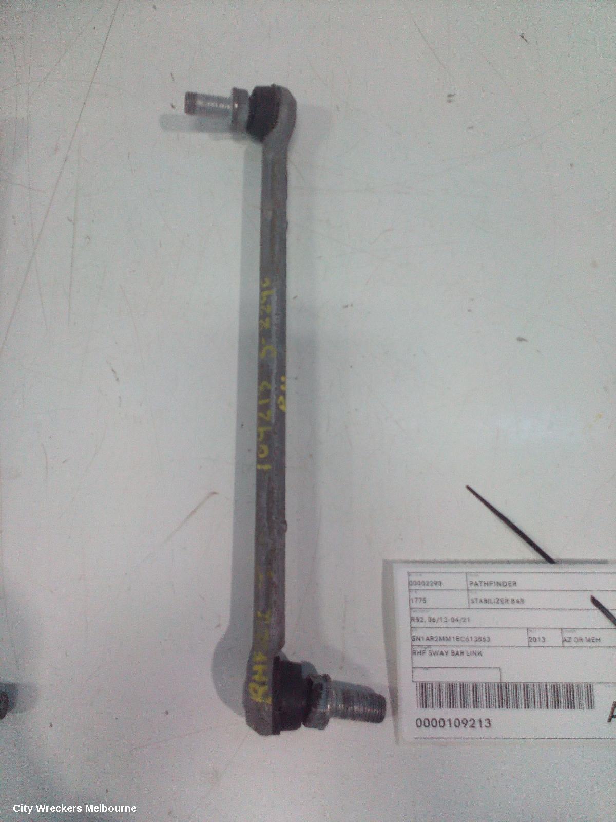NISSAN PATHFINDER STABILISER BAR, R52, 06/2013 - 04/2021 - Image 2