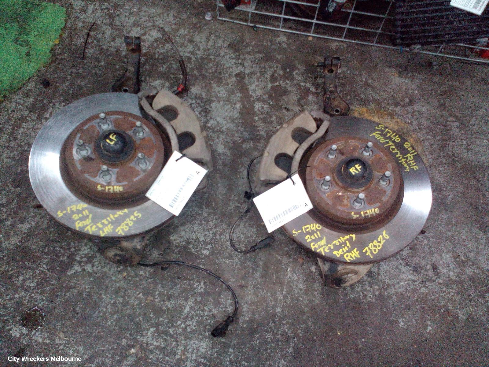 FORD TERRITORY LEFT FRONT HUB ASSEMBLY, SZ MKI-MKII, RWD, 04/2011 - 12/2016 - Image 2