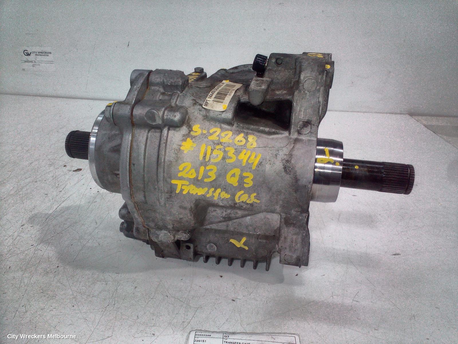AUDI Q3 TRANSFER CASE, AUTO, 2.0, NZS/NZT/NEZ/NYE/NYD CODE, 8U, 03/2012 - 12/2018 - Image 1