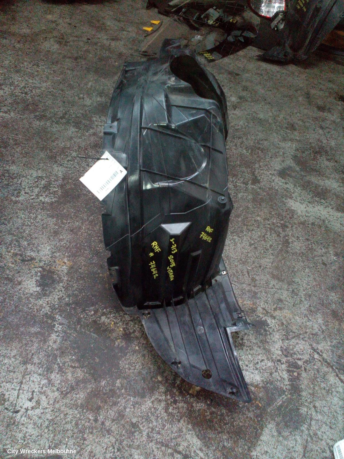 SUZUKI VITARA RIGHT GUARD LINER, VITARA, LY (VIN TSM), FRONT, 06/2015 ONWARDS - Image 2