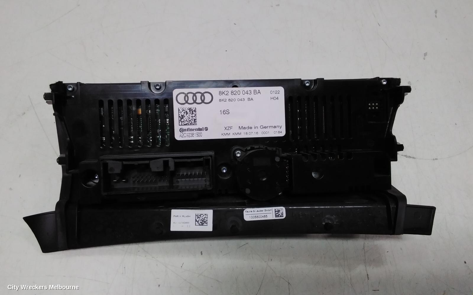 AUDI Q5 HEATER/AC CONTROLS, THREE ZONE CLIMATE CONTROL, W/ SEAT WARMER TYPE, 8R, 12/2012 - 01/2017 - Image 3