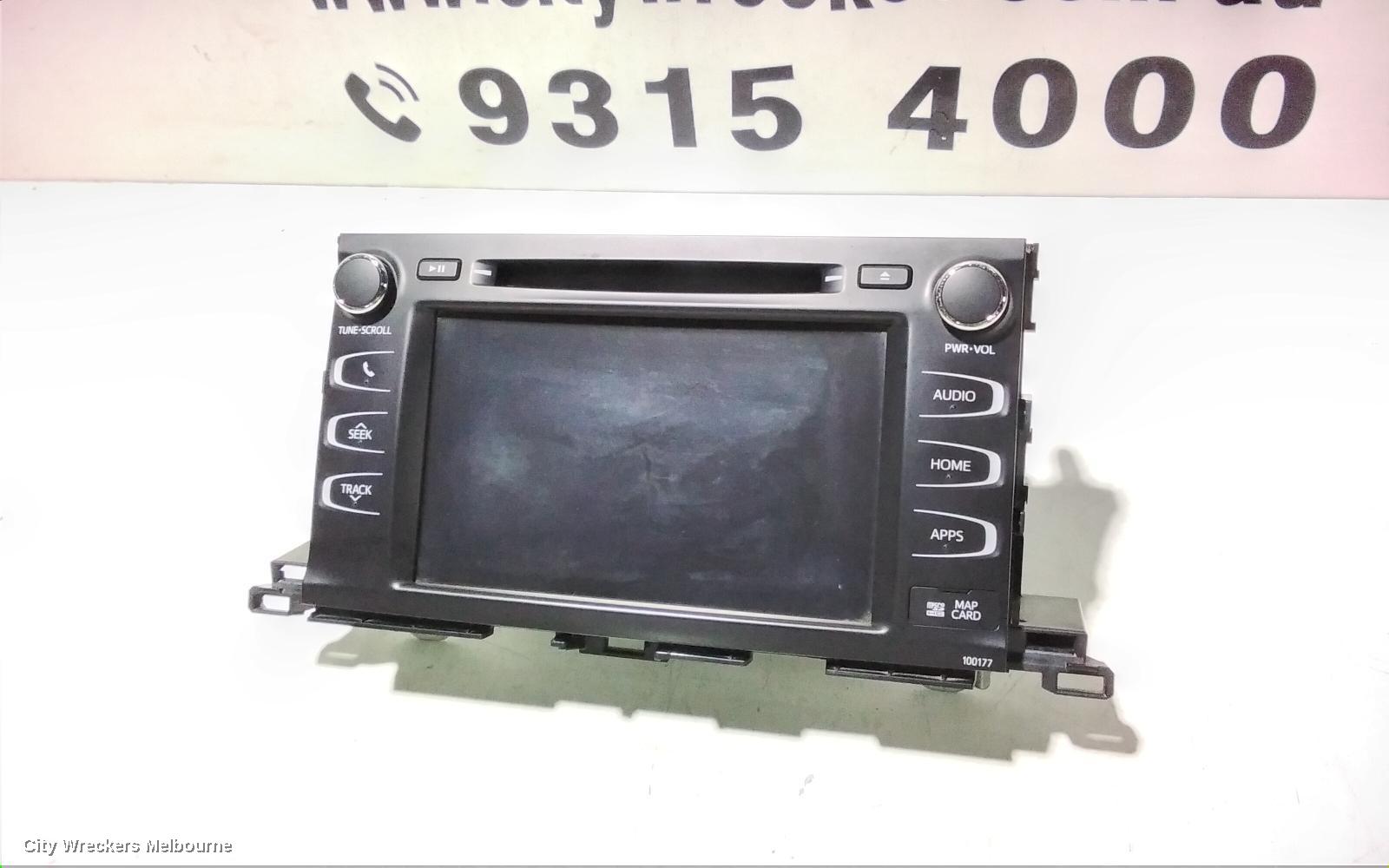 TOYOTA KLUGER RADIO/CD/DVD/SAT/TV, SAT NAV HEAD UNIT, GSU50/GSU55, 03/2014 - 02/2021 - Image 2