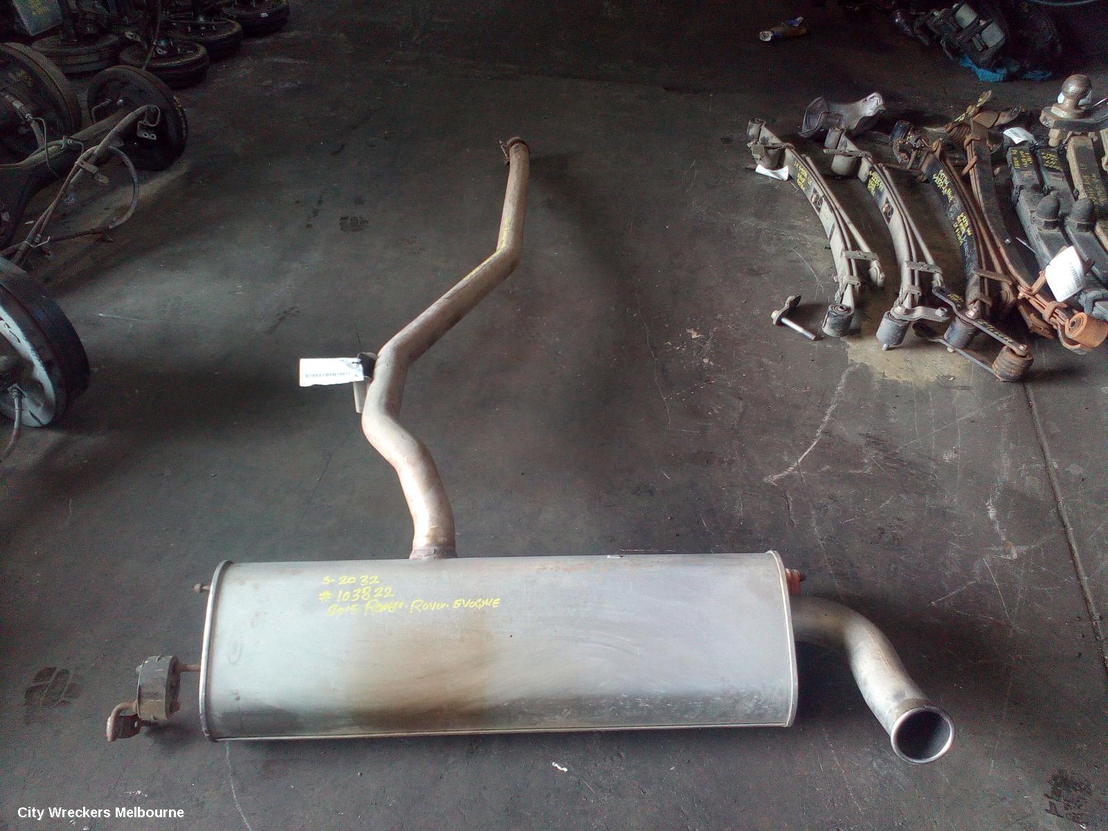 LAND ROVER RANGEROVER EVOQUE EXHAUST SYSTEM, L538, 11/2011 - 01/2019 - Image 2
