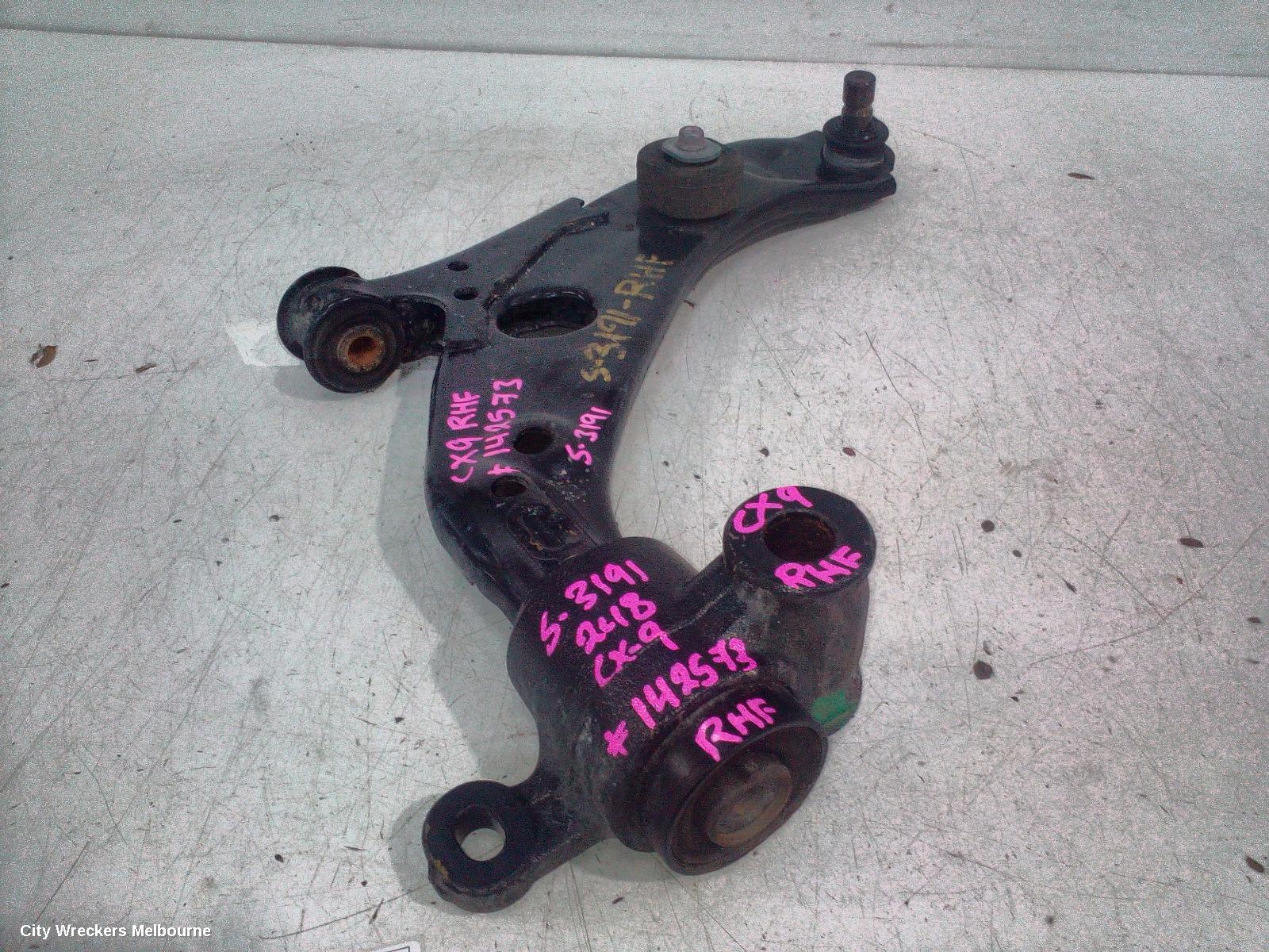 MAZDA CX9 RIGHT FRONT LOWER CONTROL ARM, TC, 07/2016 - 12/2024 - Image 1