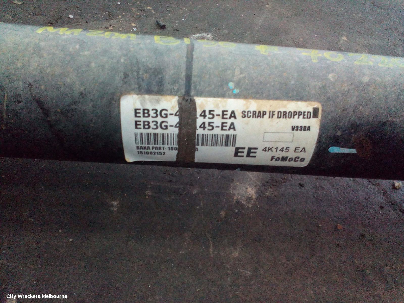 MAZDA BT50 REAR DRIVE SHAFT, 2.2/3.2, DIESEL, MANUAL, 2WD, UP/UR, 10/2011 - 06/2020 - Image 1