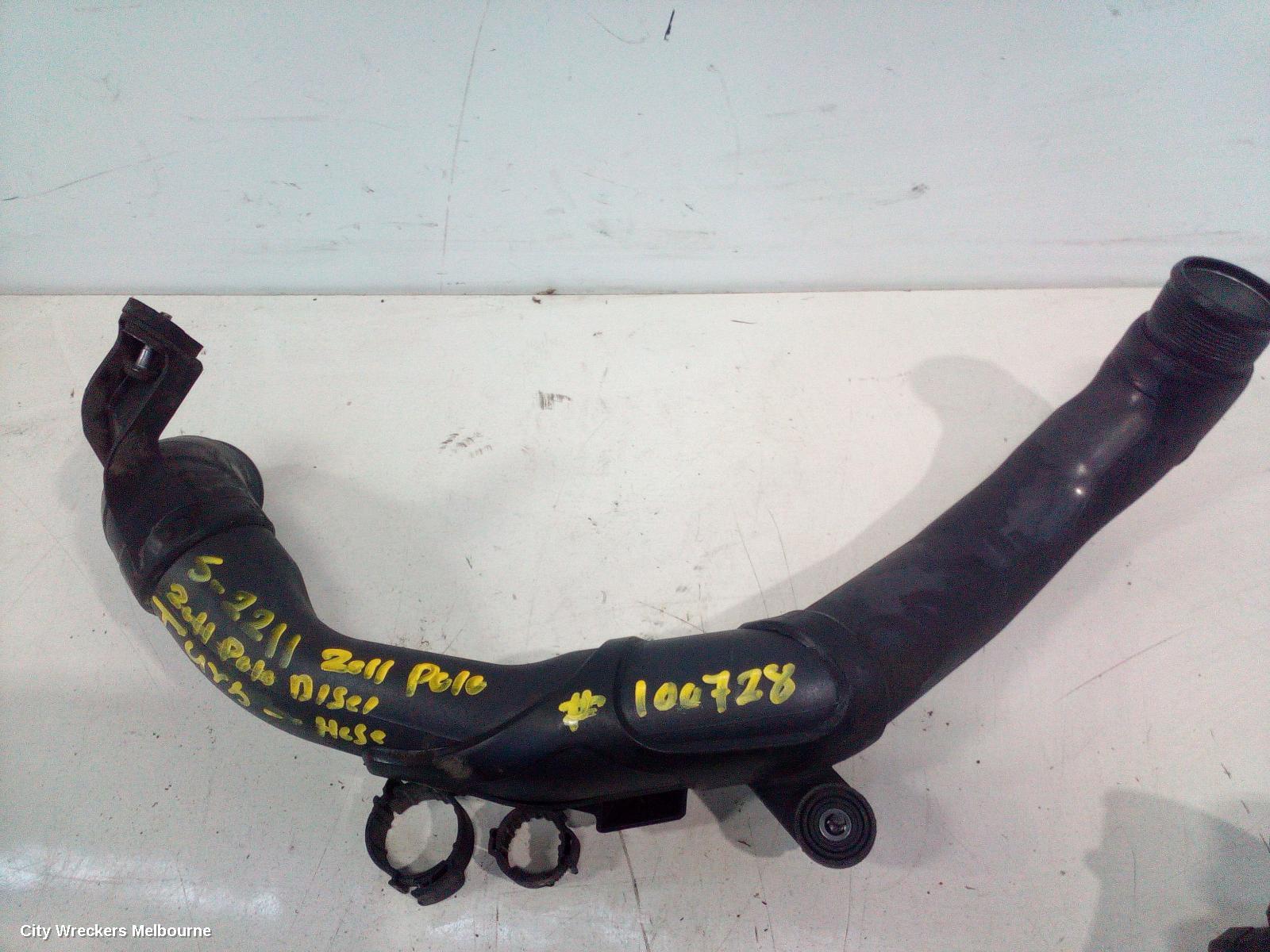 VOLKSWAGEN POLO, 6R, 05/2010 - 09/2017, TURBO HOSE: 100728 - Image 2