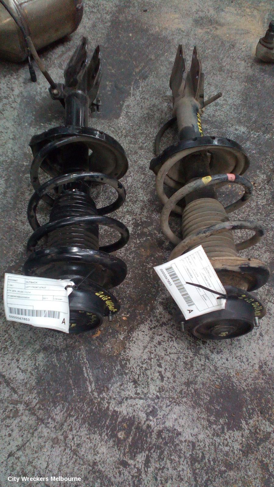 SUBARU OUTBACK RIGHT FRONT STRUT, 5TH GEN, 09/2009 - 11/2014 - Image 2
