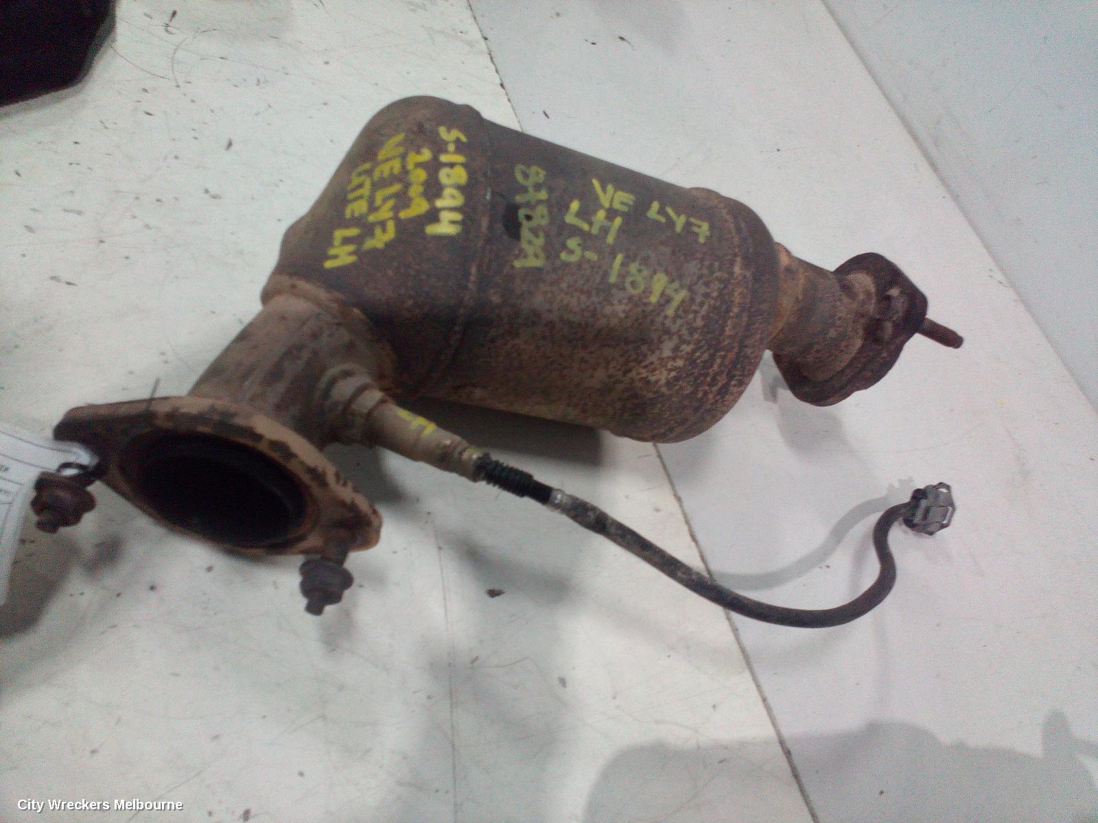 HOLDEN COMMODORE CATALYTIC CONVERTER, UNDER CAR-CAT TYPE, 3.6, LE0/LY7, W/ OXYGEN SENSOR TYPE, LH SIDE, VE, 08/2006 - 04/2013 - Image 1