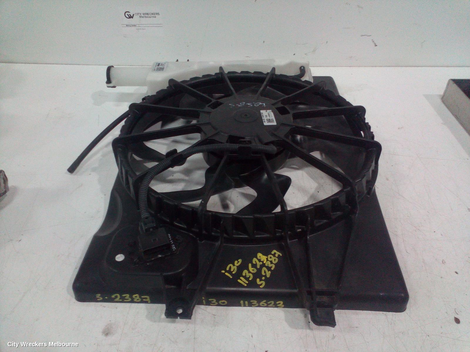 HYUNDAI I30 FAN, RADIATOR FAN ASSY, 2.0, G4NC, PETROL, PD, HATCH (S. KOREA VIN KMHH), 03/2017 ONWARDS - Image 1