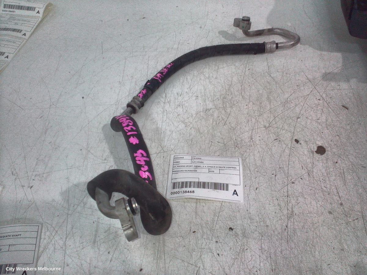 MITSUBISHI PAJERO A/C HOSES, QE, PAJERO SPORT, DIESEL, 2.4, SINGLE CLIMATE CONTROL TYPE, EVAPORATOR TO COMPRESSOR, 10/2015 ONWARDS - Image 1