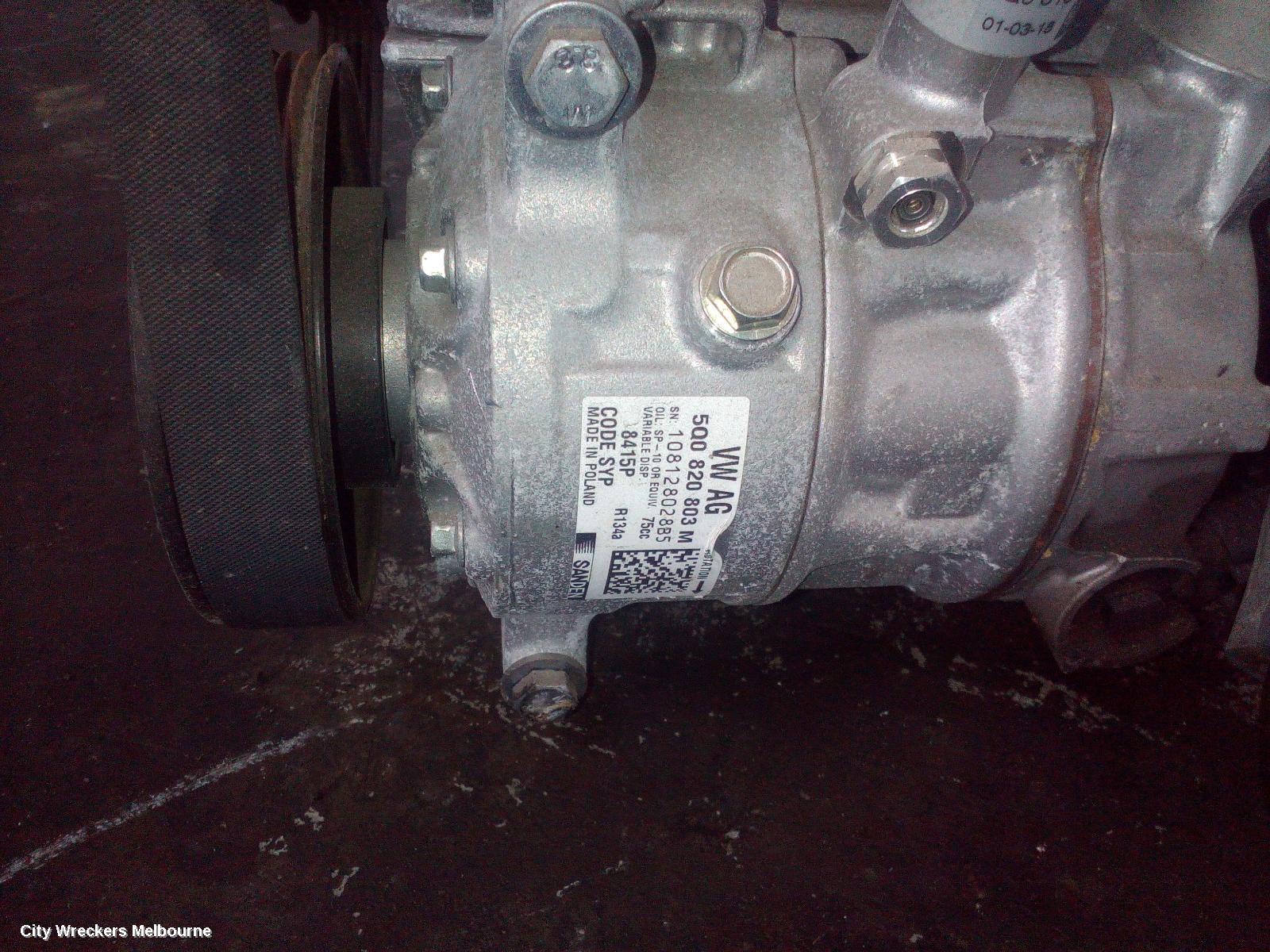 VOLKSWAGEN GOLF A/C COMPRESSOR, GEN 7, 1.4/1.8, PETROL, 03/2013 - 08/2020 - Image 1