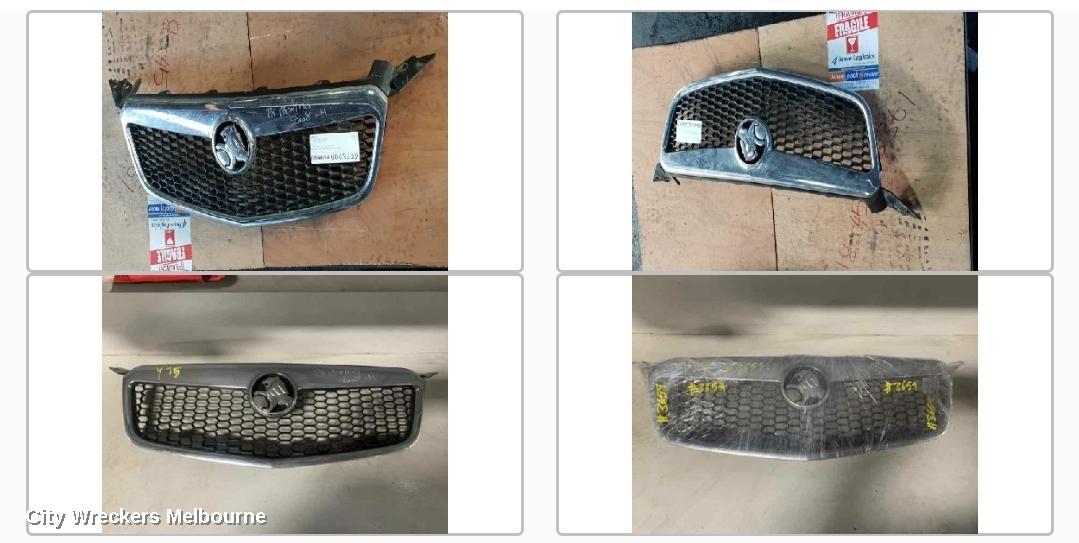 HOLDEN BARINA GRILLE, RADIATOR GRILLE, TK, HATCH, 12/2005 - 06/2008 - Image 1