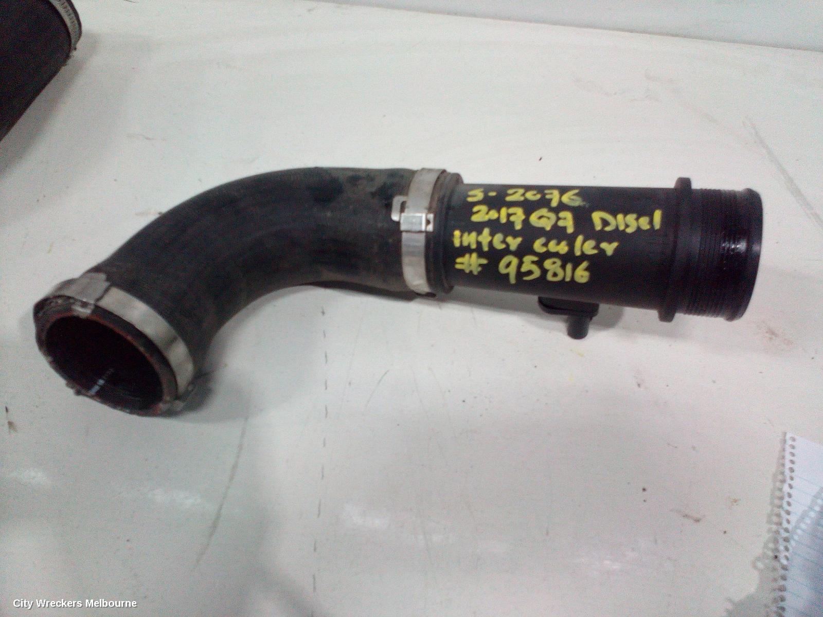 AUDI Q7, 4M, 07/2015 ONWARDS, INTERCOOLER HOSE BOTH: 95816 - Image 3