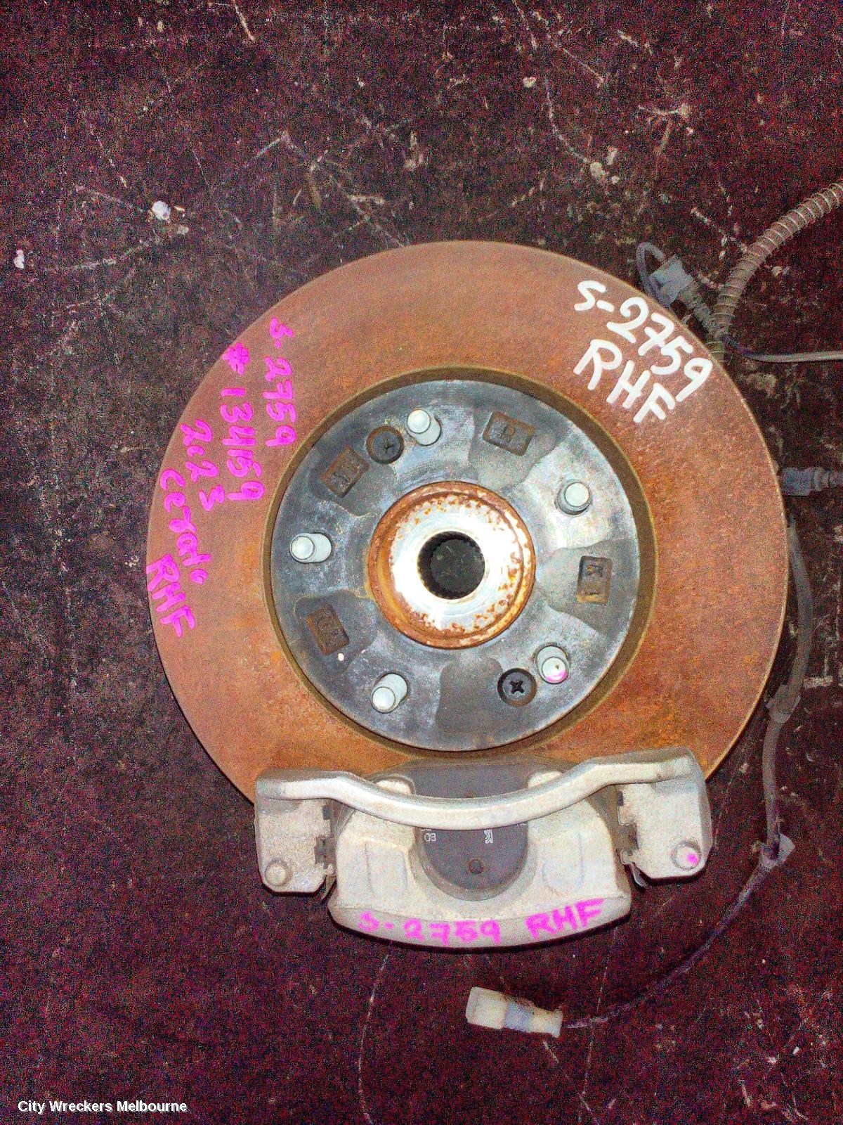 KIA CERATO RIGHT FRONT HUB ASSEMBLY, BD, SEDAN/HATCH, 04/2018 ONWARDS - Image 1