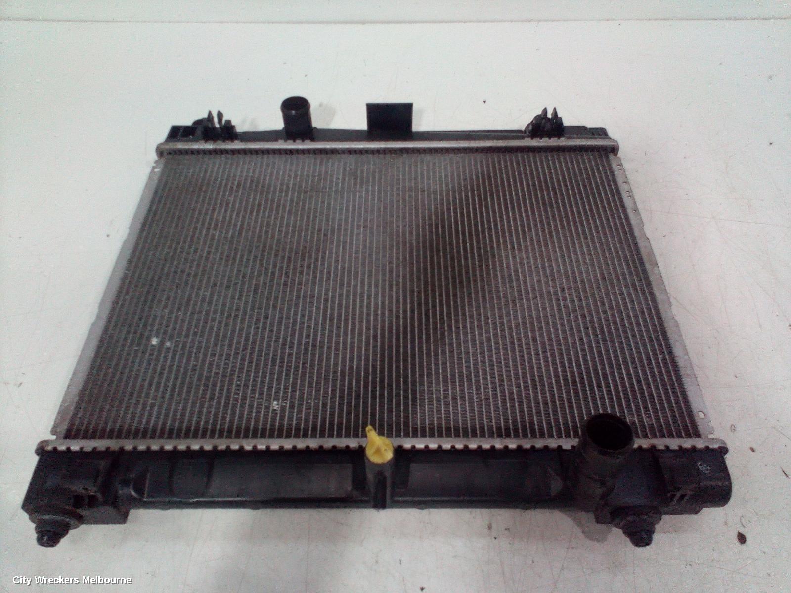 TOYOTA YARIS RADIATOR, MANUAL, 1.3/1.5, NCP9#-NCP13#, 10/2005 - 06/2016 (AUS ONLY) - Image 1