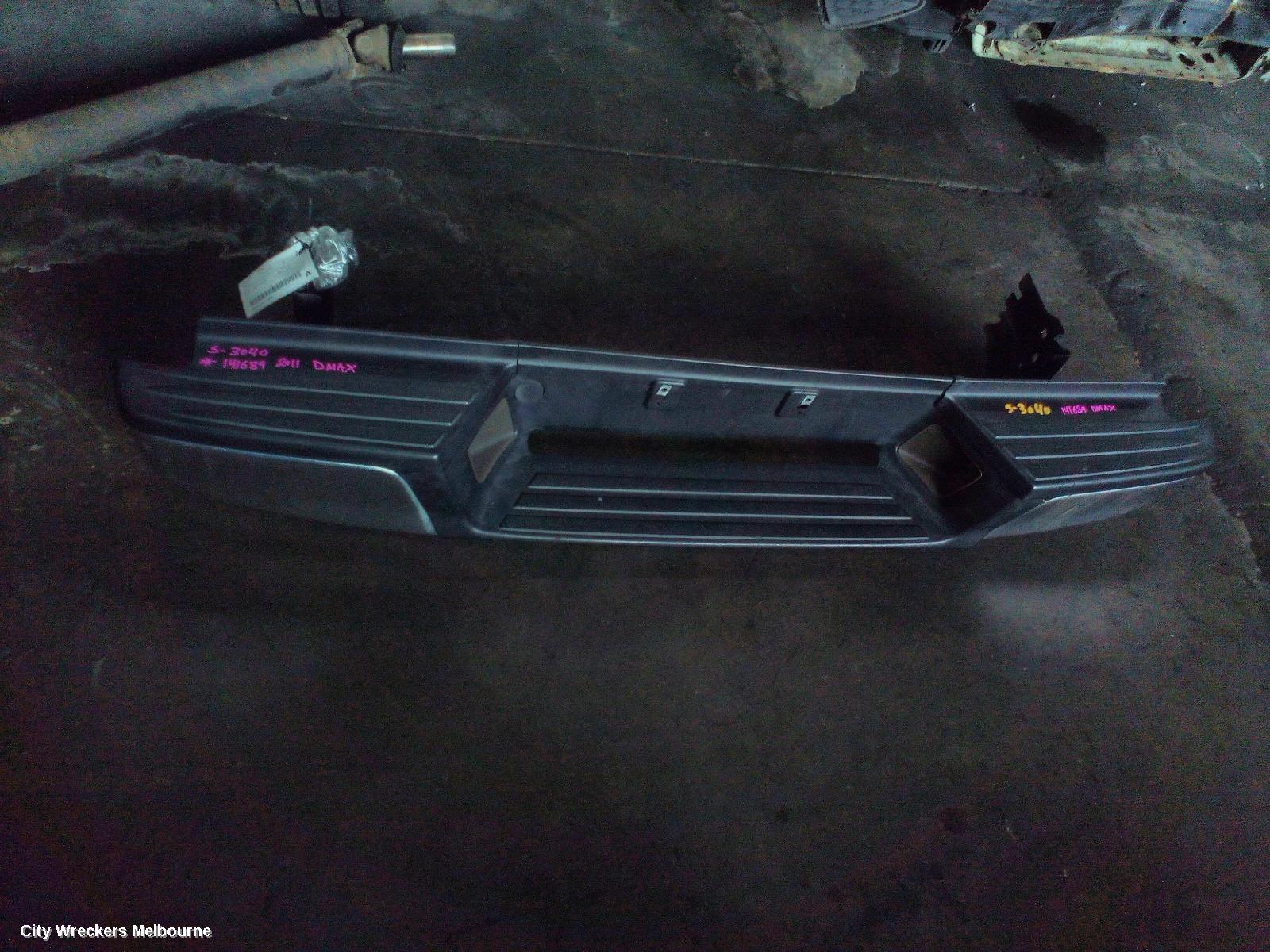 ISUZU DMAX REAR BUMPER, LS TYPE, W/ REAR STEP, RA, 10/2008 - 05/2012 - Image 2