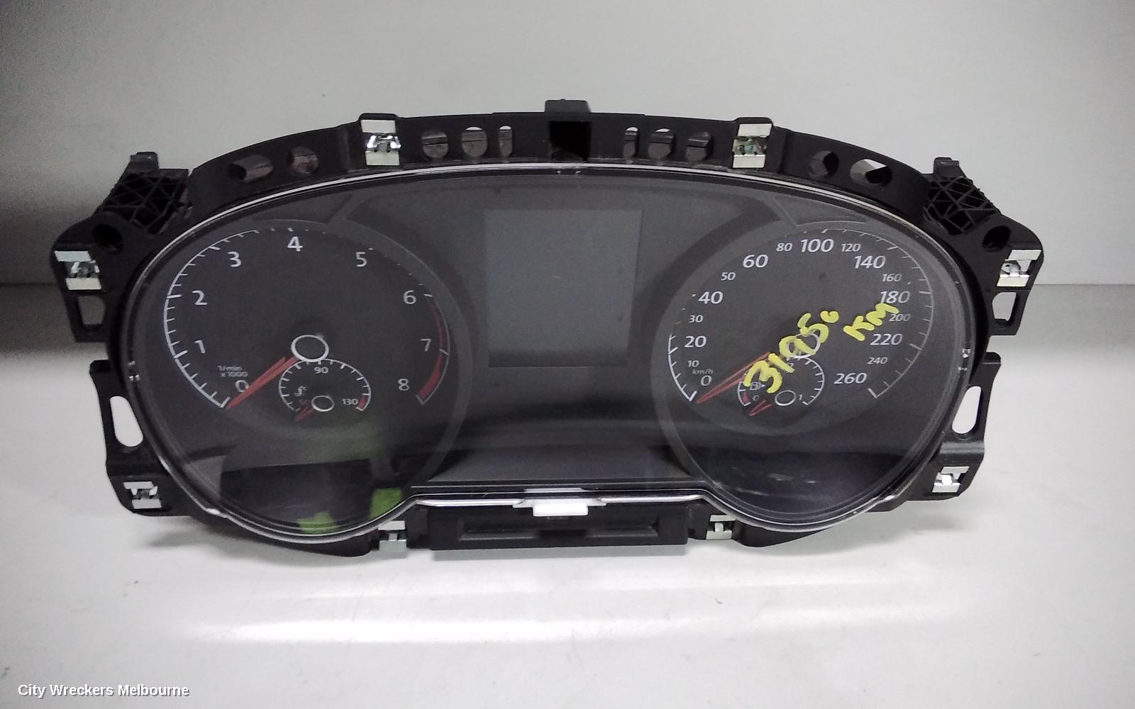 VOLKSWAGEN GOLF INSTRUMENT CLUSTER, INSTRUMENT CLUSTER, PETROL, BASE/COMFORTLINE/TRENDLINE, GEN 7, 03/2013 - 03/2017 - Image 1