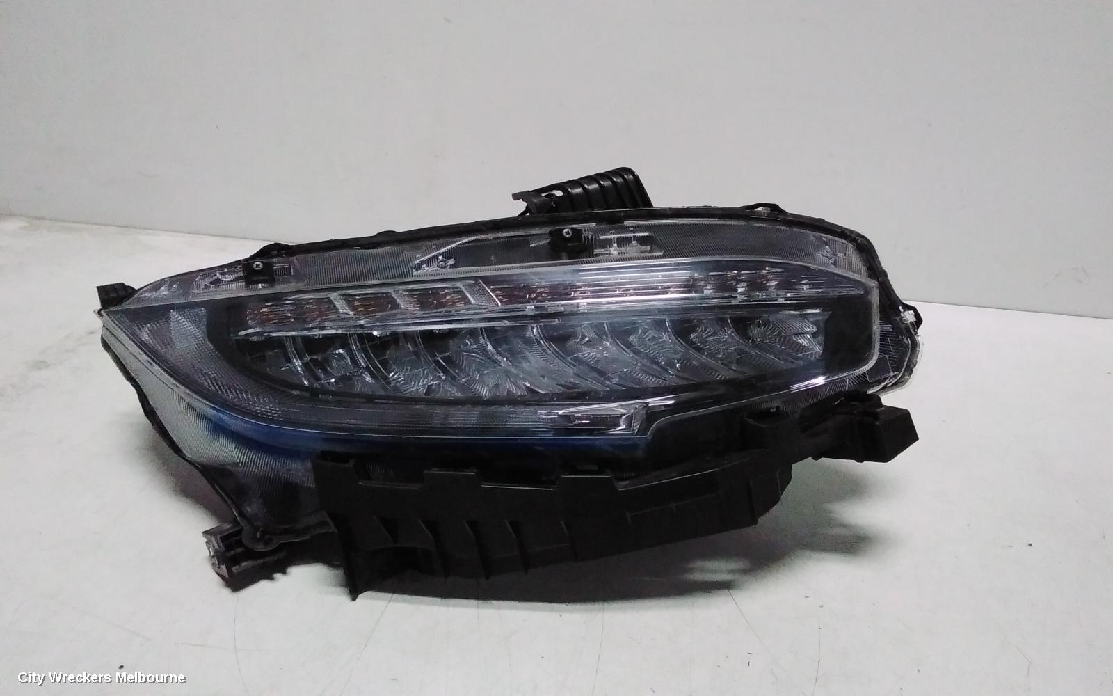 HONDA CIVIC RIGHT HEADLAMP, 10TH GEN, HATCH/SEDAN, LED TYPE, 05/2016 - 08/2021 - Image 2