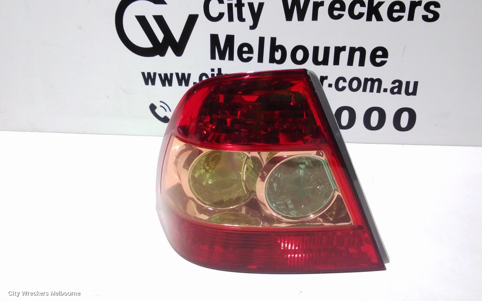 TOYOTA COROLLA LEFT TAILLIGHT, ZZE122, SEDAN, LENS# 02-91 FARBA, 04/2004 - 06/2007 - Image 2