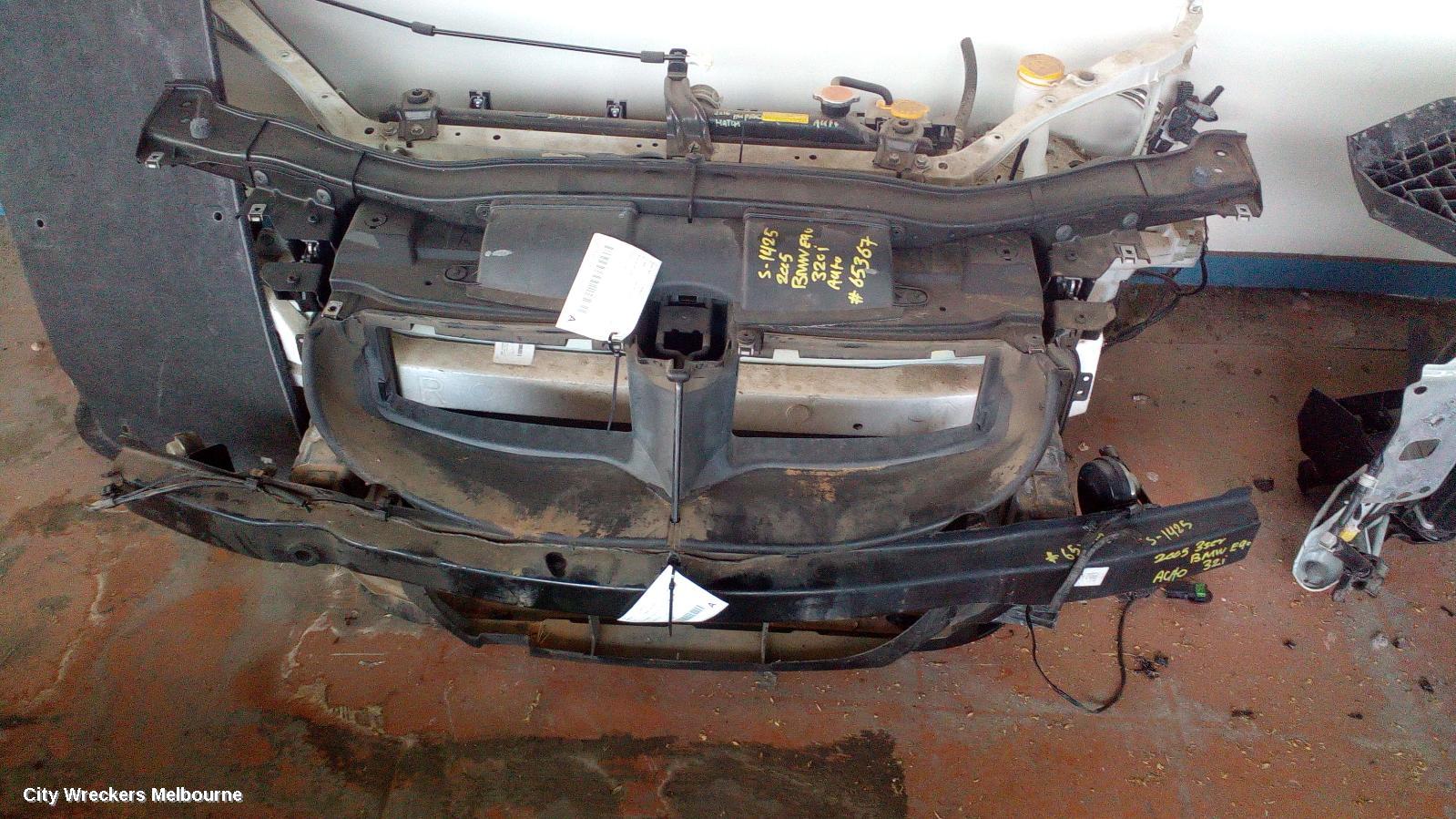 BMW 3 SERIES RADIATOR SUPPORT, E46, SEDAN/WAGON/HATCH/COUPE, STEEL, 09/1998 - 07/2006 - Image 1