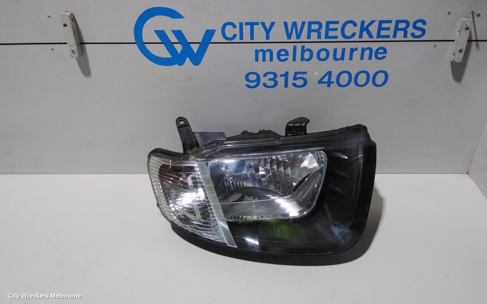 MITSUBISHI TRITON RIGHT HEADLAMP, ML, HALOGEN, STRAIGHT, CLEAR BLINKER LENS TYPE, 07/2006 - 08/2009 - Image 1