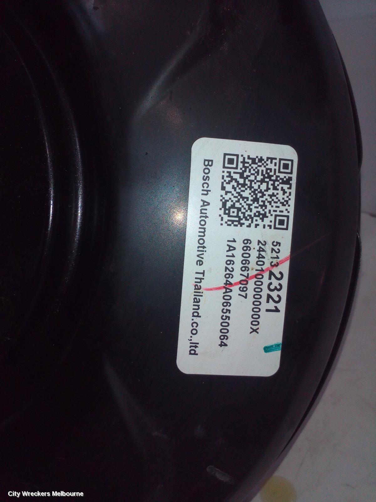 HOLDEN COLORADO BRAKE BOOSTER, RG/RG 7, MANUAL T/M, 01/2012 - 12/2020 - Image 2