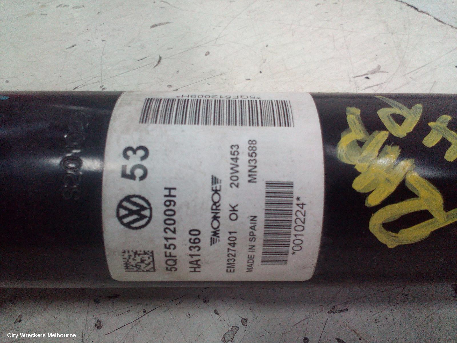 VOLKSWAGEN TIGUAN RIGHT REAR STRUT, 5NA, 06/2016 - 02/2024 - Image 2