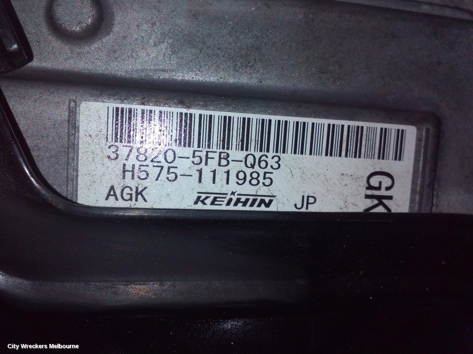 HONDA CIVIC ECU, 10TH GEN, ENGINE ECU, 1.8, PETROL, ECU ONLY, 05/2016 ONWARDS - Image 1