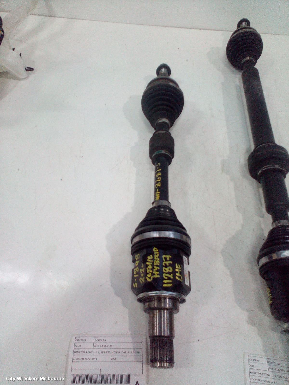 TOYOTA COROLLA LEFT DRIVESHAFT, AUTO T/M, PETROL, 1.8, 2ZR-FXE, HYBRID, ZWE211R, 07/2018 ONWARDS - Image 2