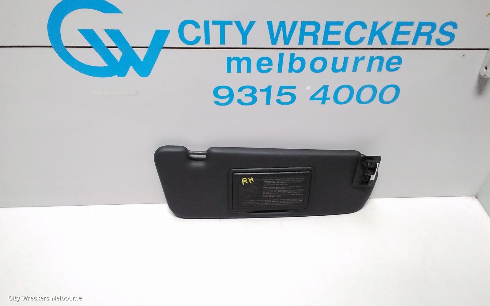 HOLDEN COMMODORE SUNVISOR, VE, RH SIDE, DARK GREY, 08/2006 - 04/2013 - Image 1