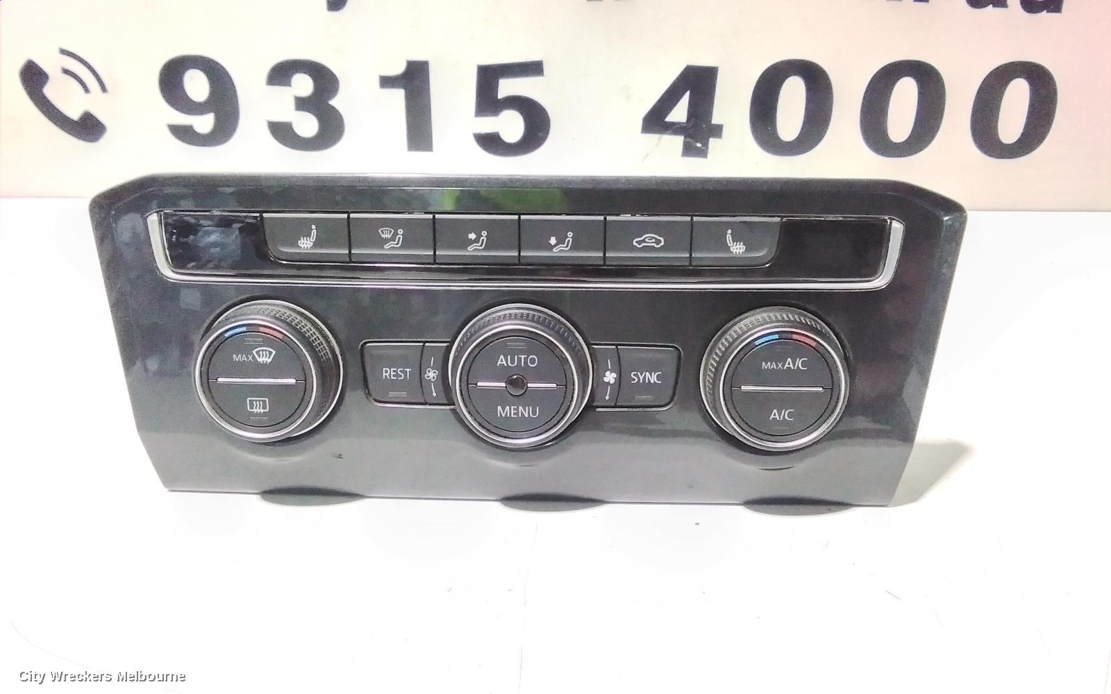 VOLKSWAGEN TIGUAN HEATER/AC CONTROLS, 5NA, FRONT, THREE ZONE CLIMATE CONTROL, W/ SEAT HEATING TYPE, 06/2016 - 05/2021 - Image 2