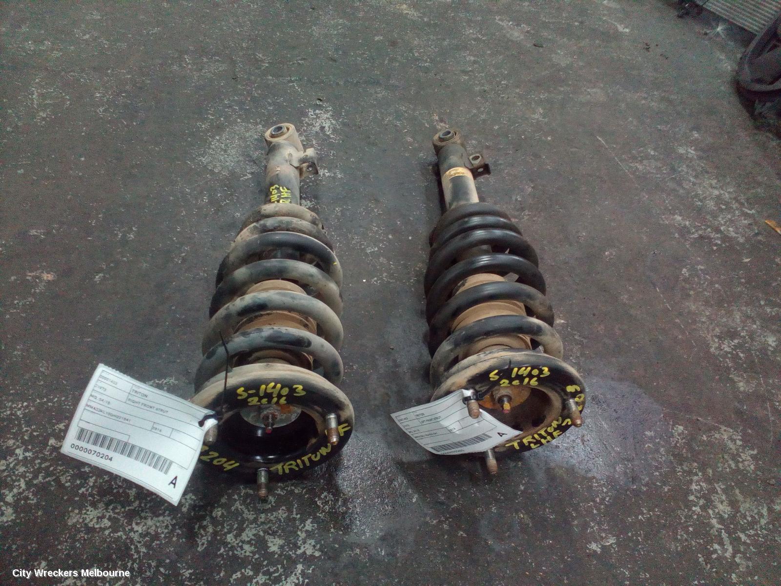MITSUBISHI TRITON LEFT FRONT STRUT, MQ-MR, 03/2015 - 10/2023 - Image 2