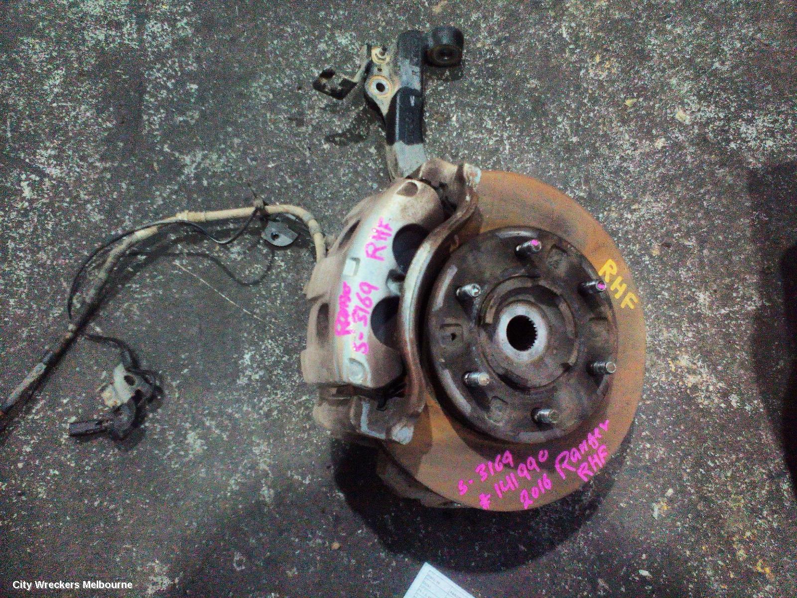 FORD RANGER RIGHT FRONT HUB ASSEMBLY, PX 1-2, 4WD, 06/2011 - 06/2018 - Image 2