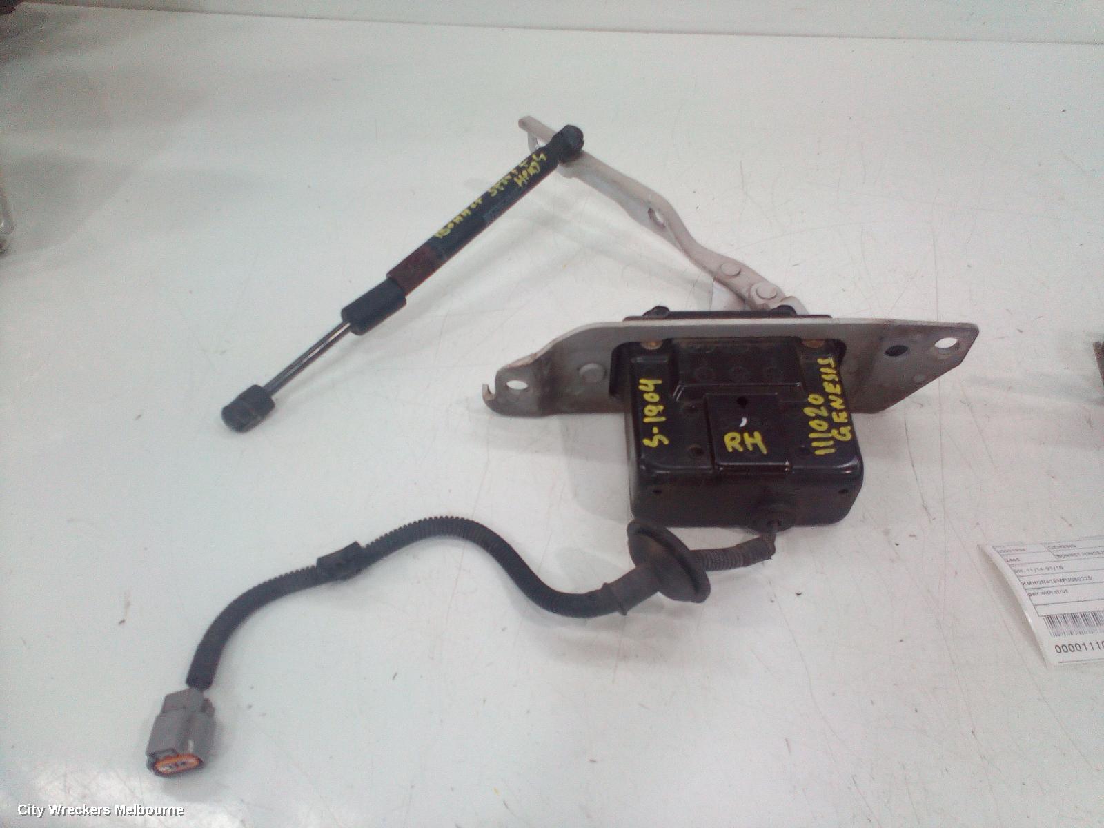 HYUNDAI GENESIS BONNET HINGE/STRUT, DH, HINGES (PAIR), 11/2014 - 01/2018 - Image 3