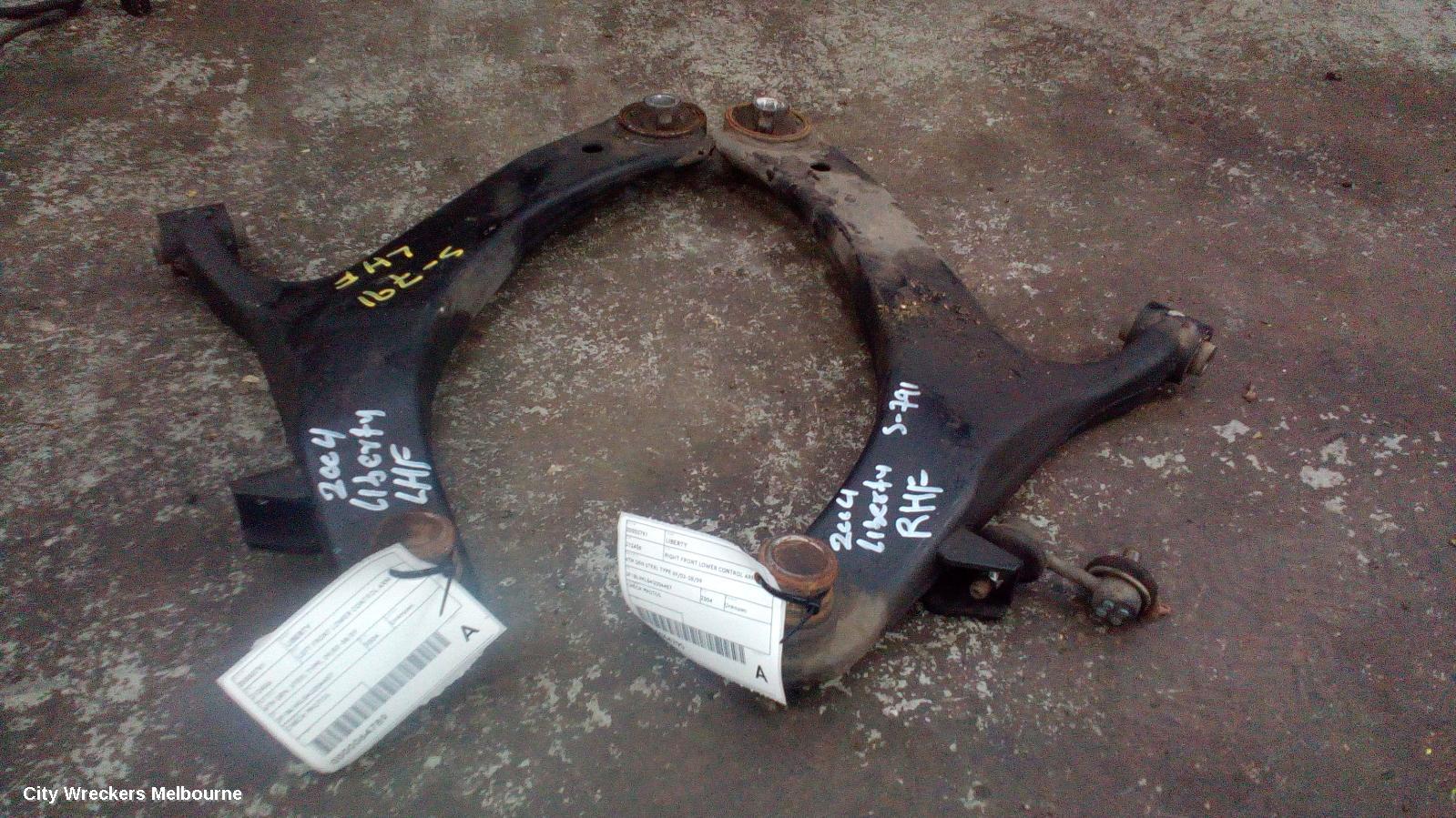 SUBARU LIBERTY LEFT FRONT LOWER CONTROL ARM, 4TH GEN, NON STI TYPE (STEEL), NON SELF LEVELLING SENSOR BRACKET, 09/2003 - 08/2009 - Image 2