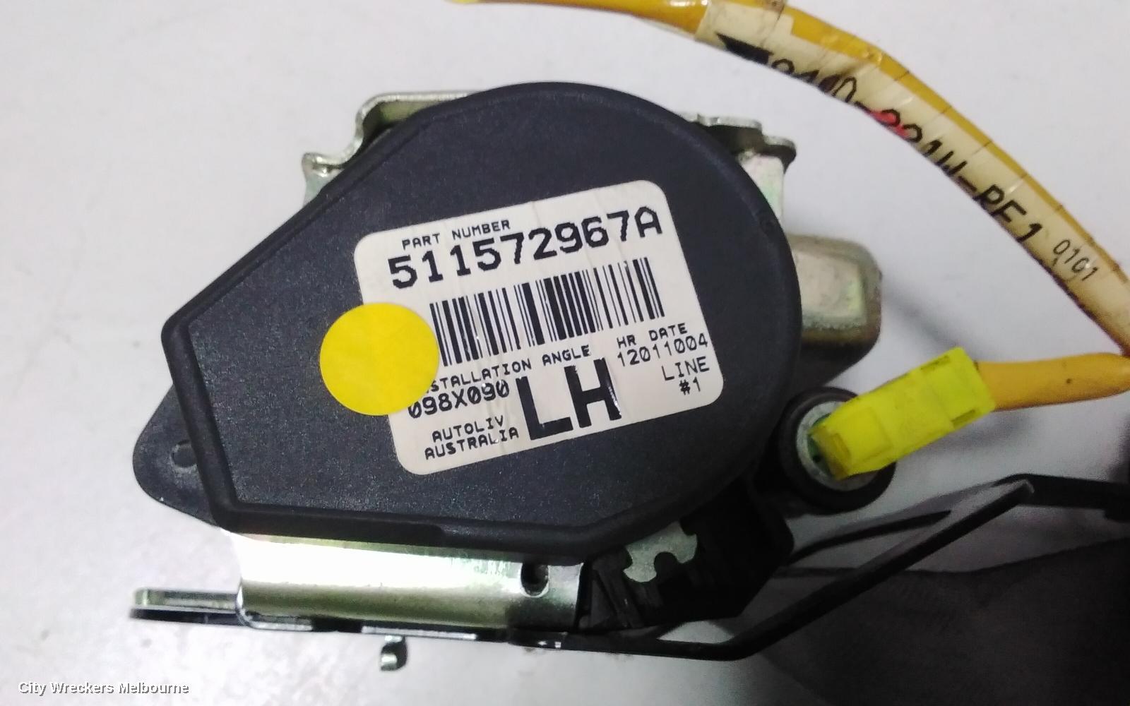 TOYOTA CAMRY SEATBELT/STALK, LH FRONT, SEAT BELT ONLY, BLACK, SK36, 08/2002 - 05/2006 - Image 3