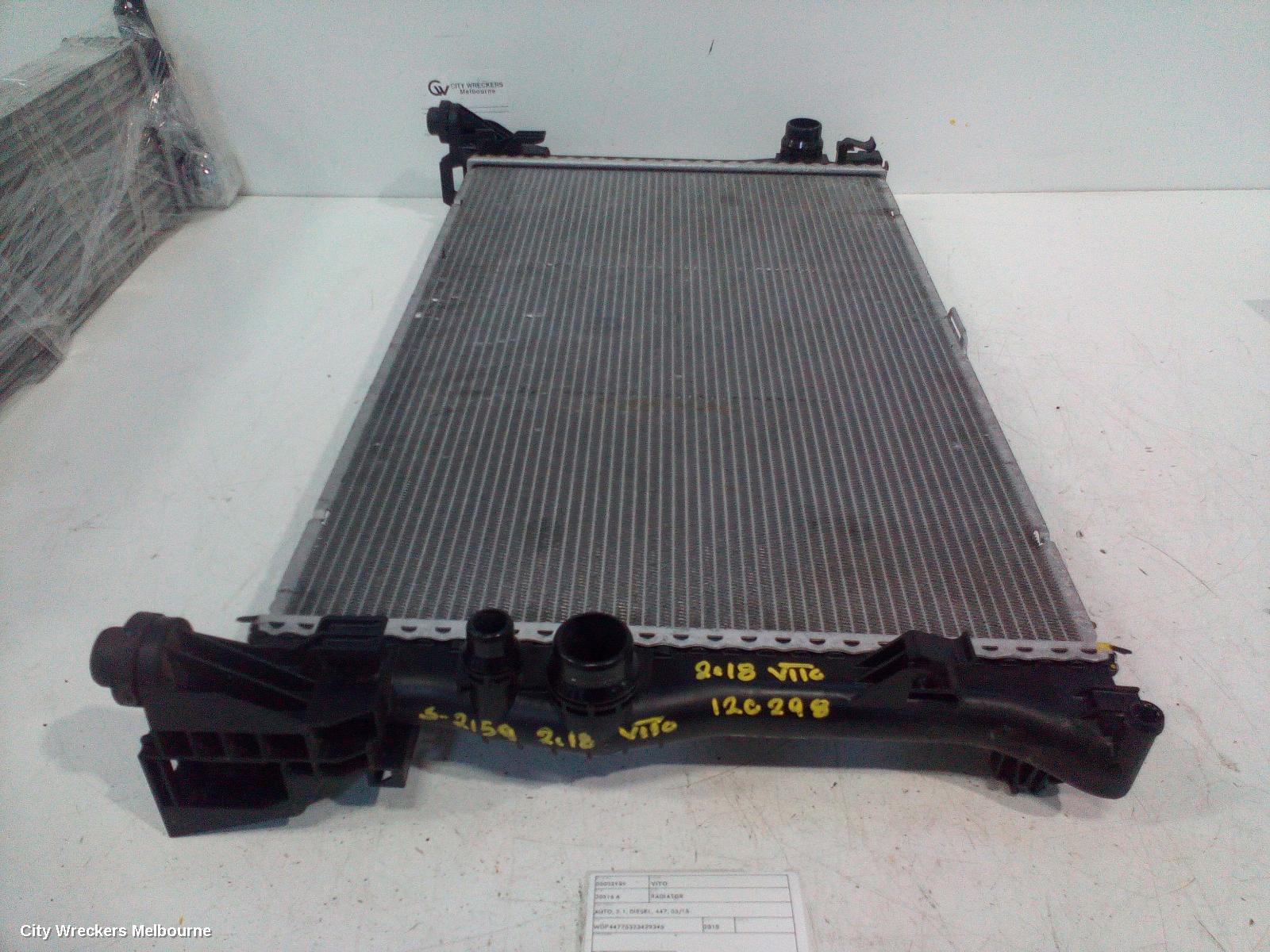 MERCEDES VITO RADIATOR, AUTO, 2.1, DIESEL, 447, 03/2015 ONWARDS - Image 1