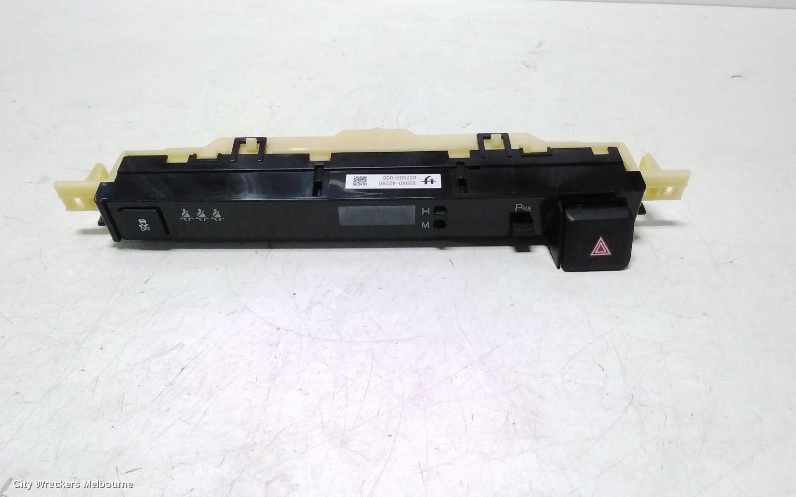 TOYOTA RAV4 CLOCK, XA40, 12/2012 - 12/2018 - Image 1