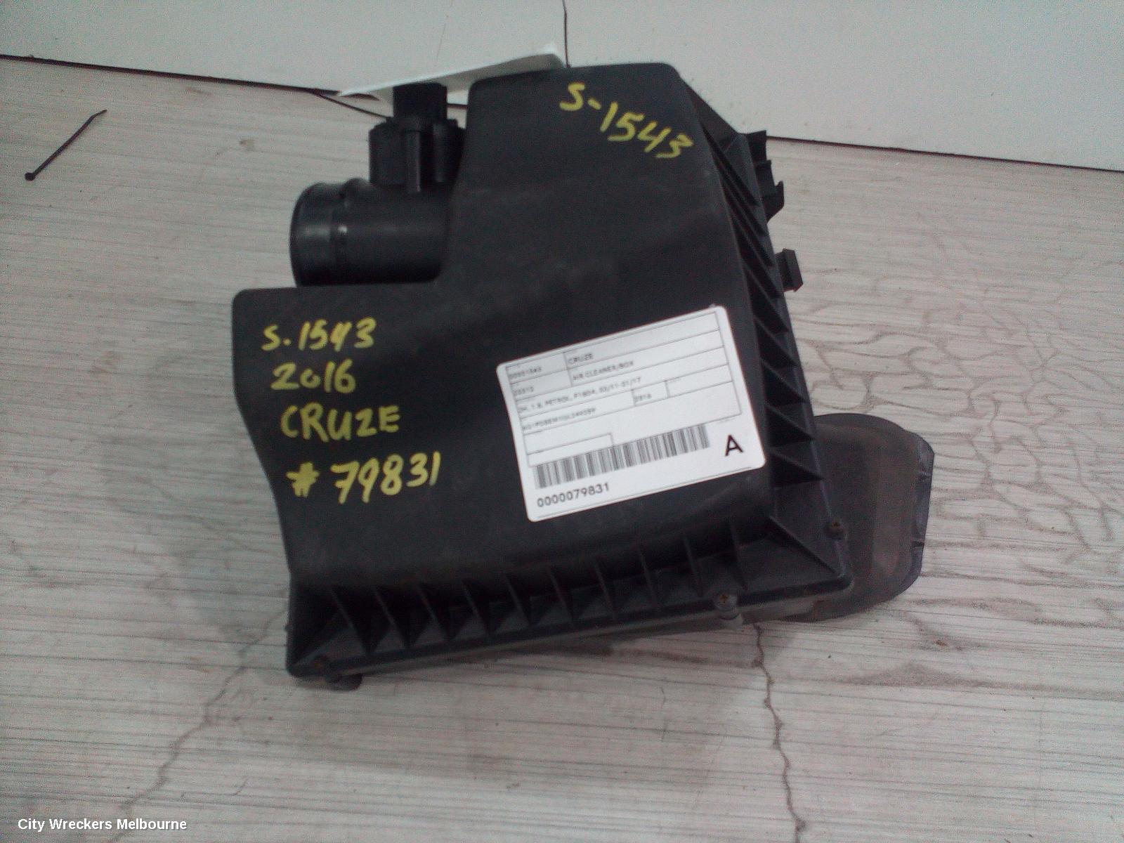 HOLDEN CRUZE AIR CLEANER/BOX, JH, 1.8, PETROL, F18D4, 03/2011 - 01/2017 - Image 1