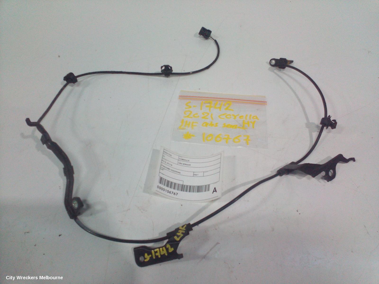 TOYOTA COROLLA ABS SENSOR, LH FRONT, E210, 07/2018 ONWARDS - Image 1