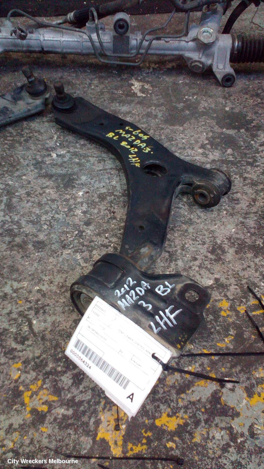 MAZDA 3 LEFT FRONT LOWER CONTROL ARM, BL, 04/2009 - 10/2013 - Image 1